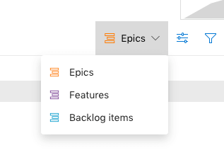 View your backlog by Epics
